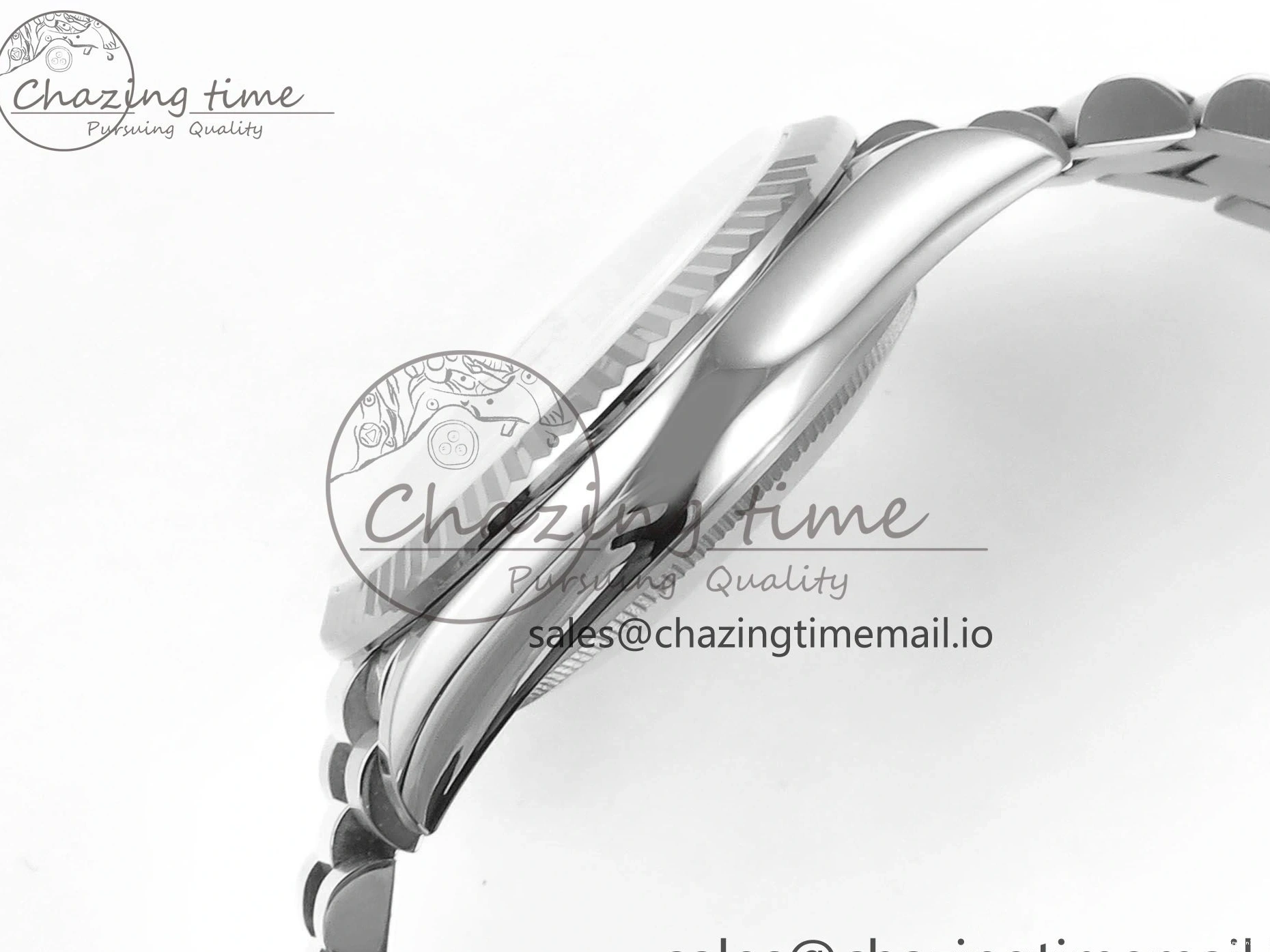 0517 Unique Day Date 36 SS 128236 KF 1:1 Best Edition White Roman Dial on President Bracelet A2836 (Gain Weight) 498